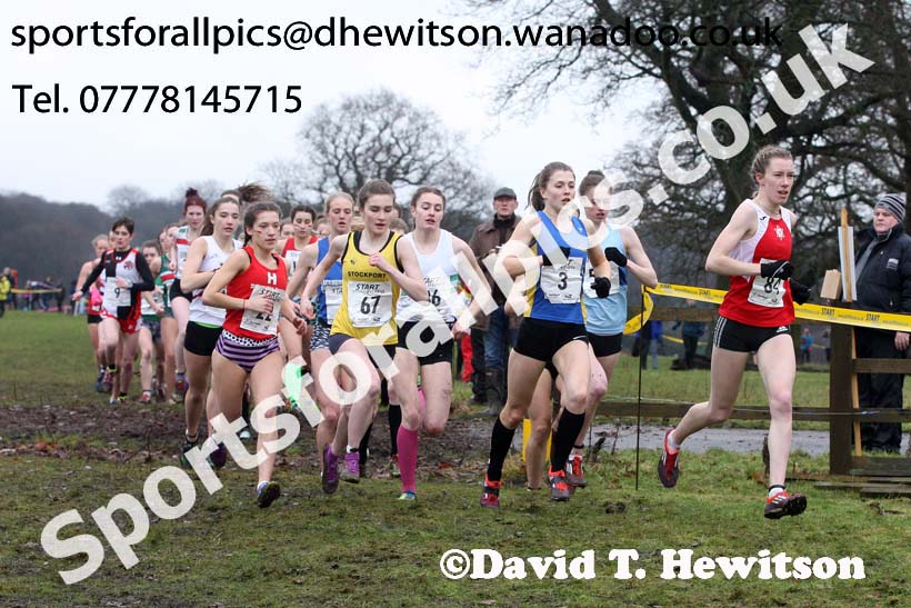 Womens under-20a  Northern Cross Country, Knowsley Safari Park. Photo: David T. Hewitson/Sports for All Pics